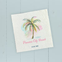 Palm Tree Watercolor - Custom Swedish Dish Cloth
