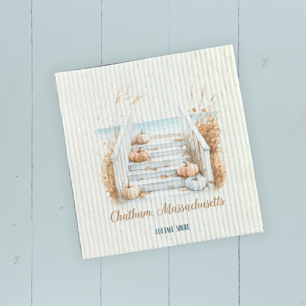 Autumn Tide - Custom Swedish Dish Cloth