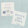 Peace Joy Noel, Seas & Greetings  - 2pk Swedish Dish Cloth