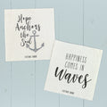 Happiness in Waves, Hope Anchors 2 pk - Swedish Dish Cloth
