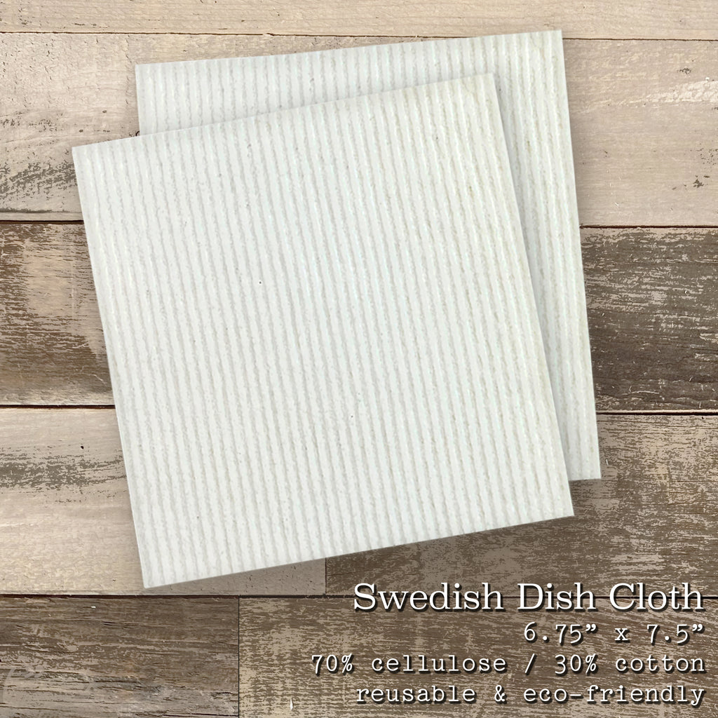 Circle Est, City, State w/ Anchors - Custom Swedish Dish Cloth