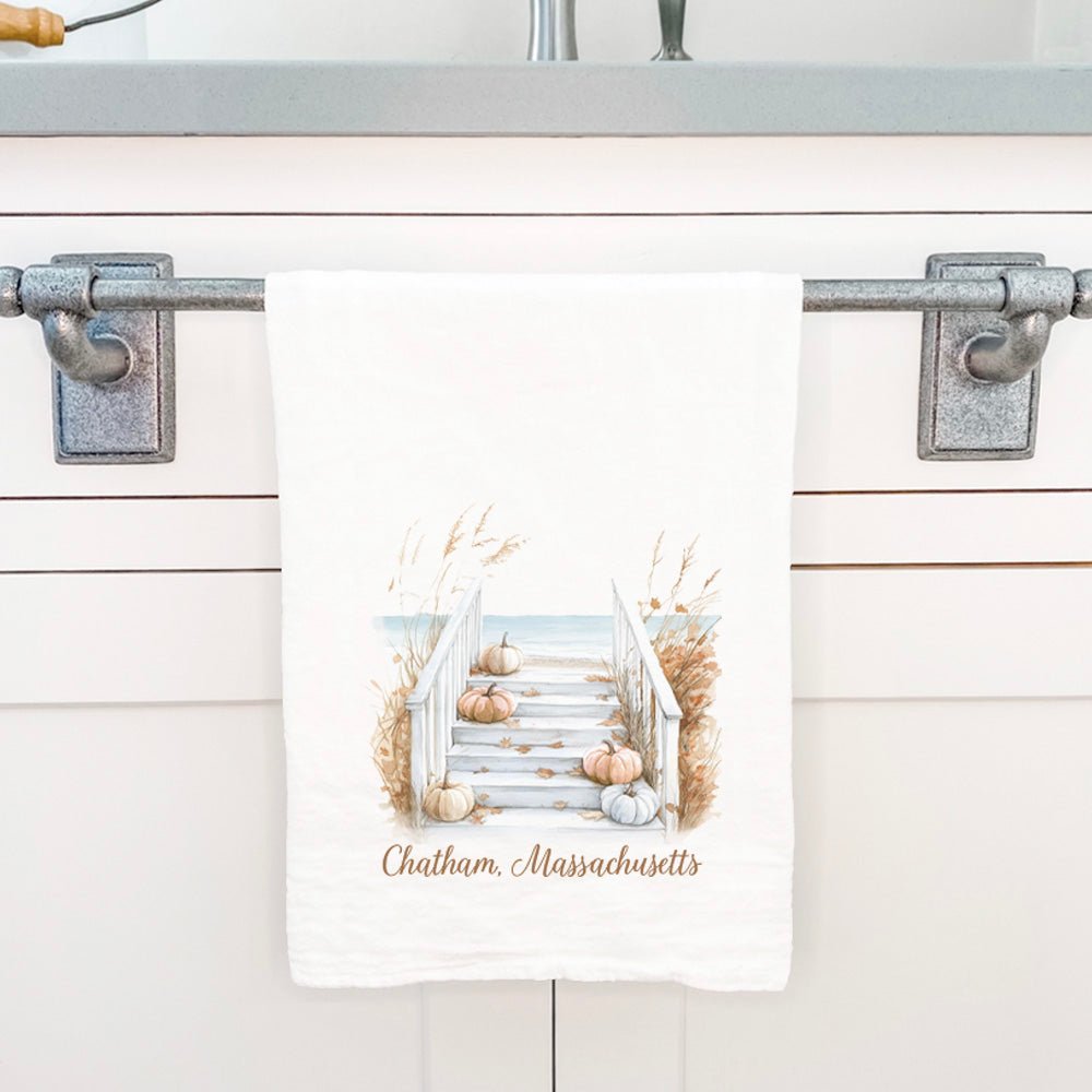 Autumn Tide - Custom Cotton Tea Towel