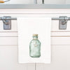 Sea Glass Bottle - Customizable Cotton Tea Towel