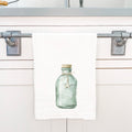 Sea Glass Bottle - Customizable Cotton Tea Towel