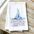 From Sea to Shining Sea - Cotton Tea Towel