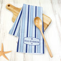 Nautical Stripes - Custom Waffle Weave Towel