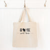 Home Sweet Home (with State) - Canvas Tote Bag