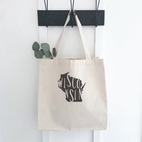 State Art (State Name) - Canvas Tote Bag