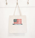 God Bless America Flag - Canvas Tote Bag