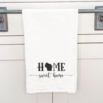 Home Sweet Home (with State) - Cotton Tea Towel