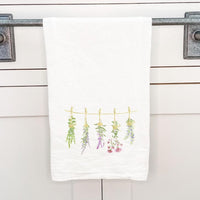 Herbs on a Line - Cotton Tea Towel