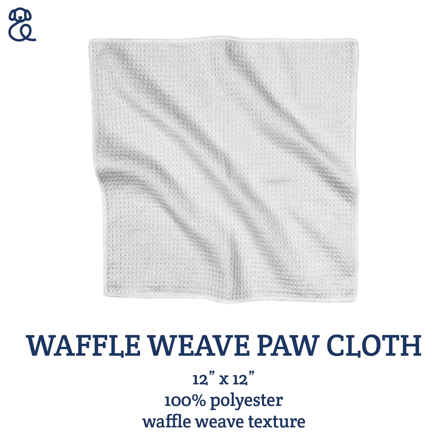 Location Pup - Custom Waffle Weave Washcloth
