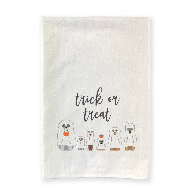 Trick or Treat Dogs - Cotton Tea Towel