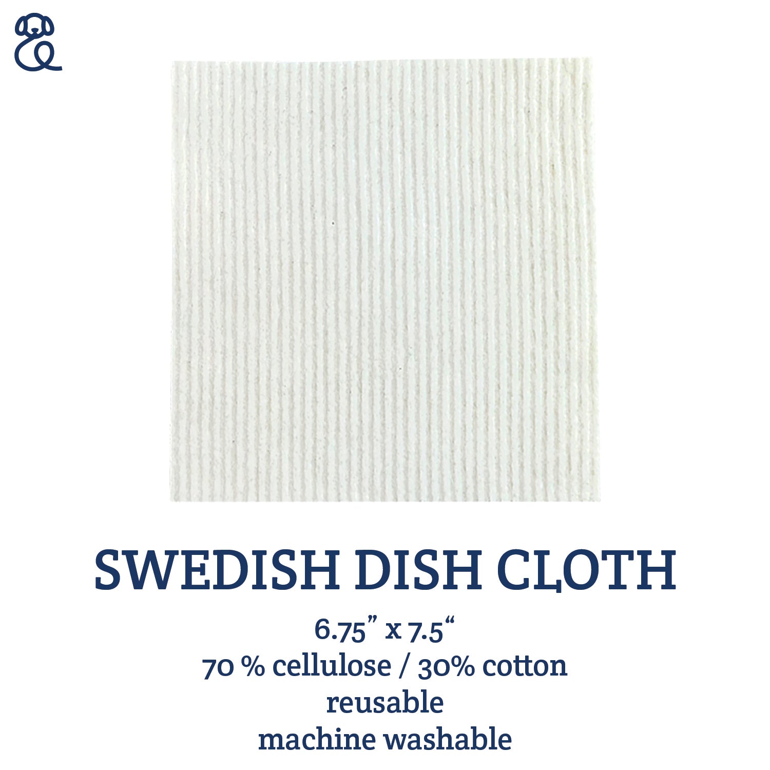 America 250th Golden Retreiver - 2pk Swedish Dish Cloth