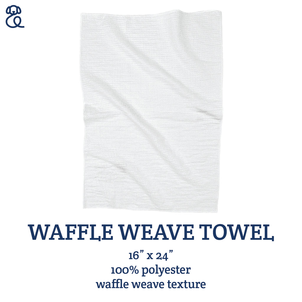 Location Pup - Custom Waffle Weave Towel