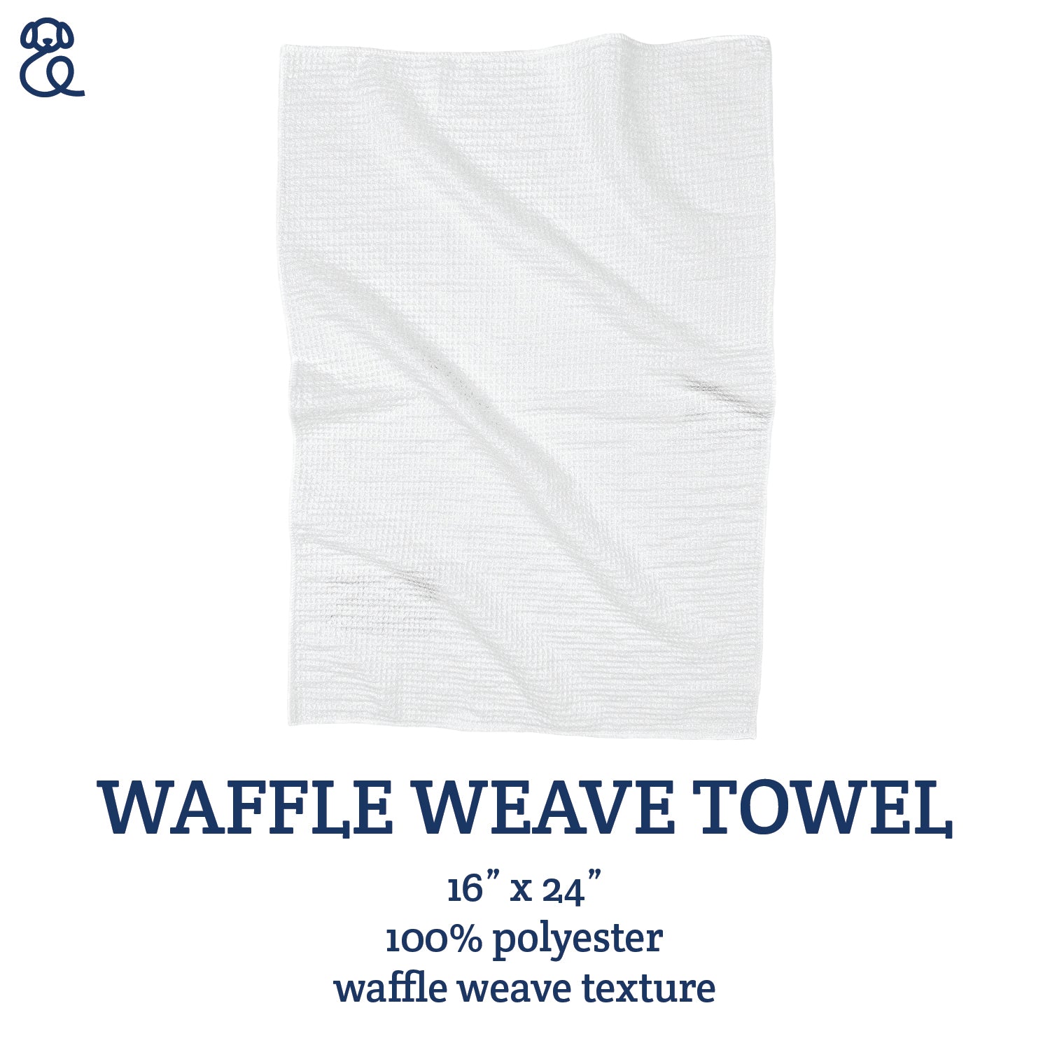 Location Pup - Custom Waffle Weave Towel