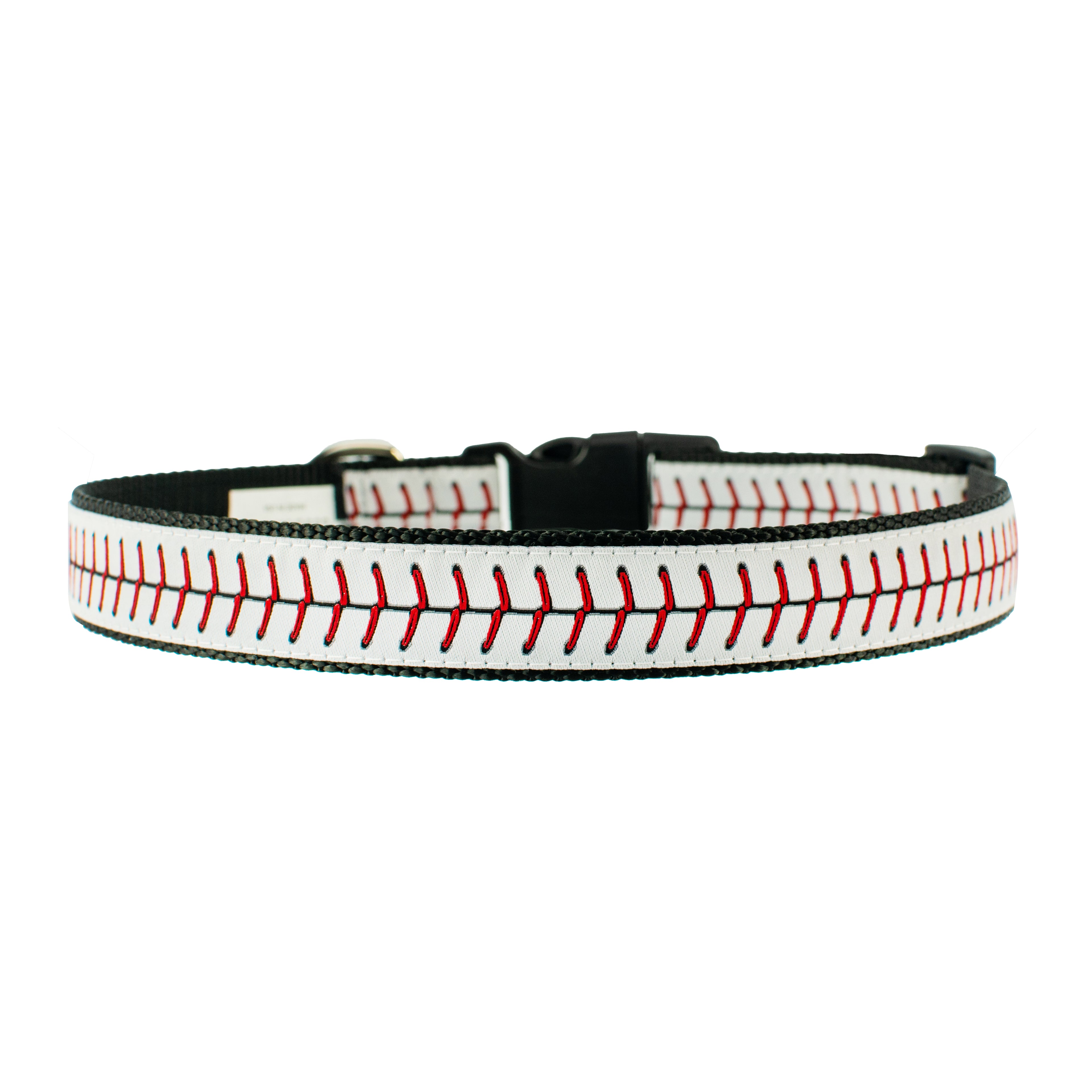 Baseball Laces - Dog Collar