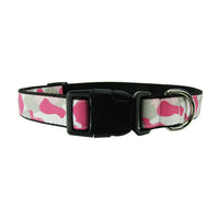 Pink Camo - Dog Collar