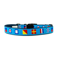 Nautical Flags - Dog Collar