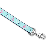 Pink Anchor - Dog Leash