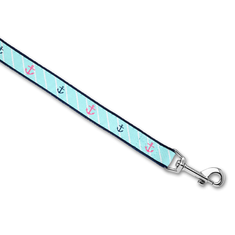 Pink Anchor - Dog Leash