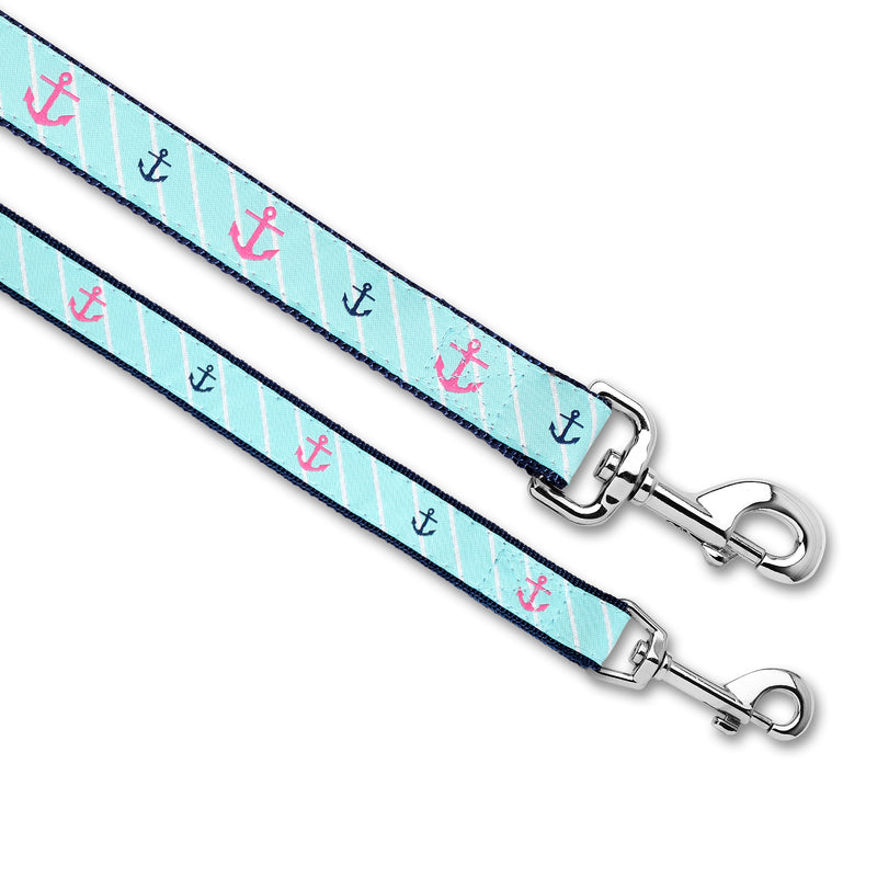 Pink Anchor - Dog Leash