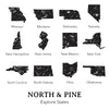 Explore State w/ City, State - Cotton Tea Towel