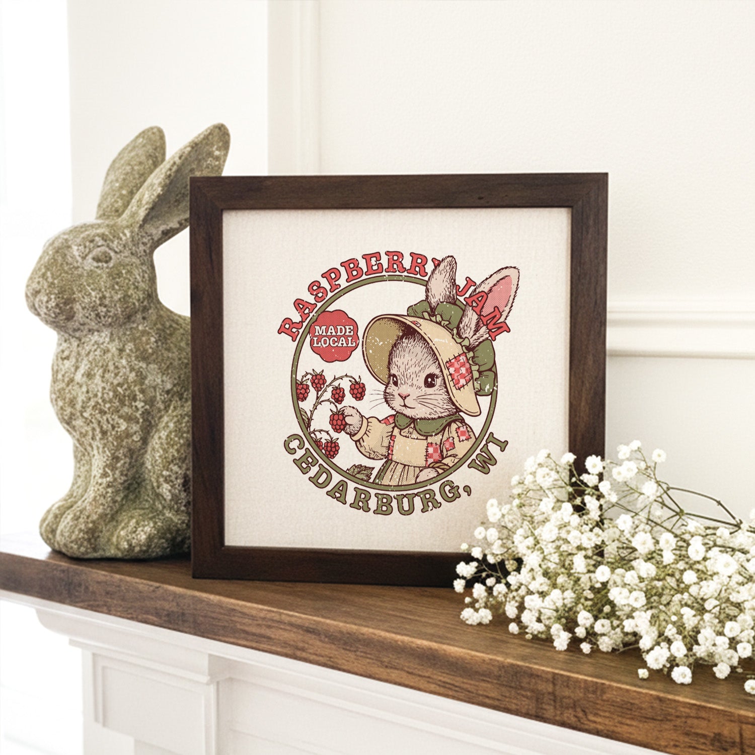 Garden Fresh Jam Emblem - Custom Framed Sign