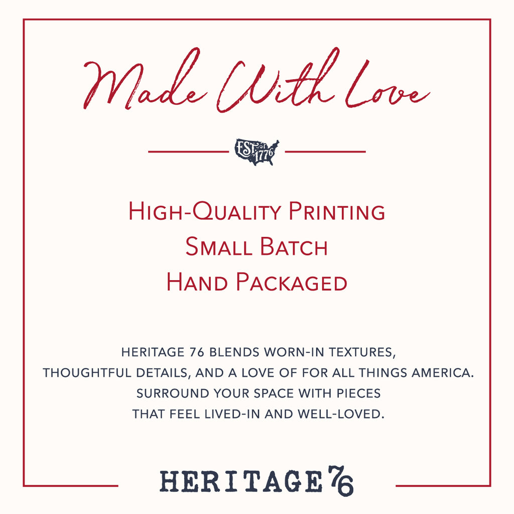 USA Letters Americanna Floral Watercolor - Rectangular Canvas Pillow