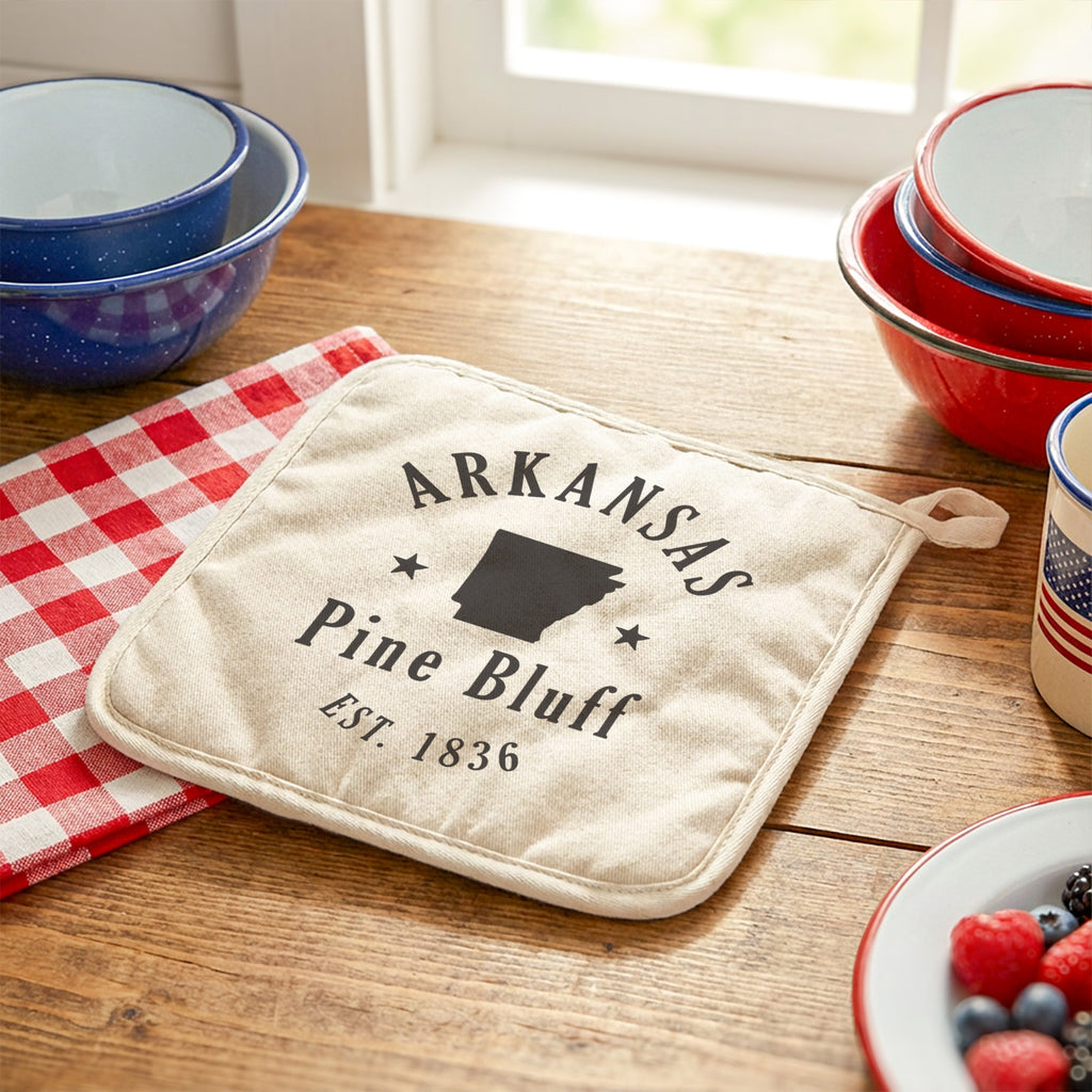 Star: City State Est - Custom Cotton Pot Holder