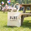 Home Sweet Home State - Custom Canvas Tote Bag