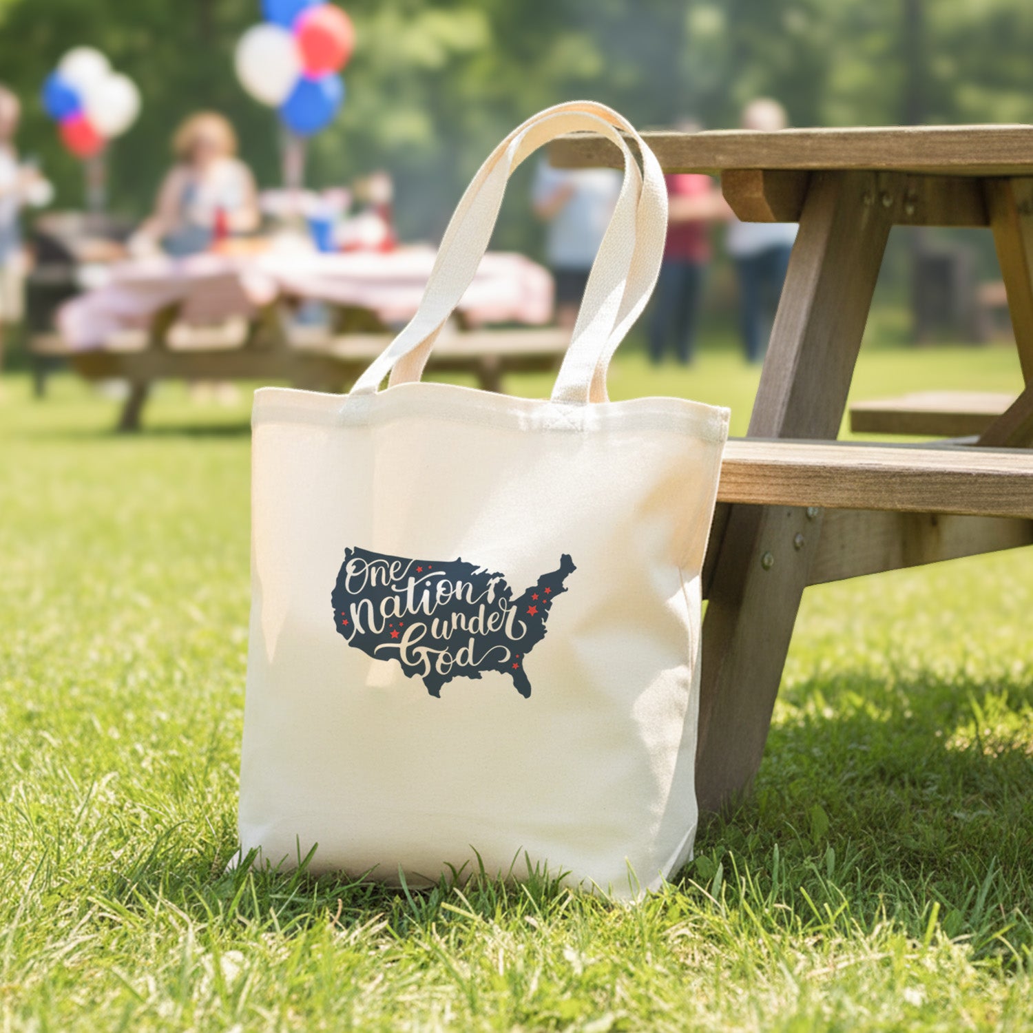 One Nation - Canvas Tote Bag