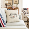 Authentic Americana Custom - Custom Square Canvas Pillow