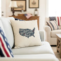 One Nation - Square Canvas Pillow