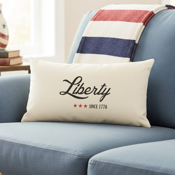 Liberty Since 1776 - Rectangular Canvas Pillow