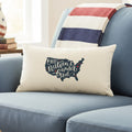 One Nation - Rectangular Canvas Pillow