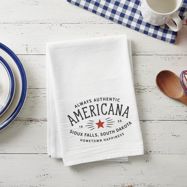 Authentic Americana Custom - Custom Cotton Tea Towel