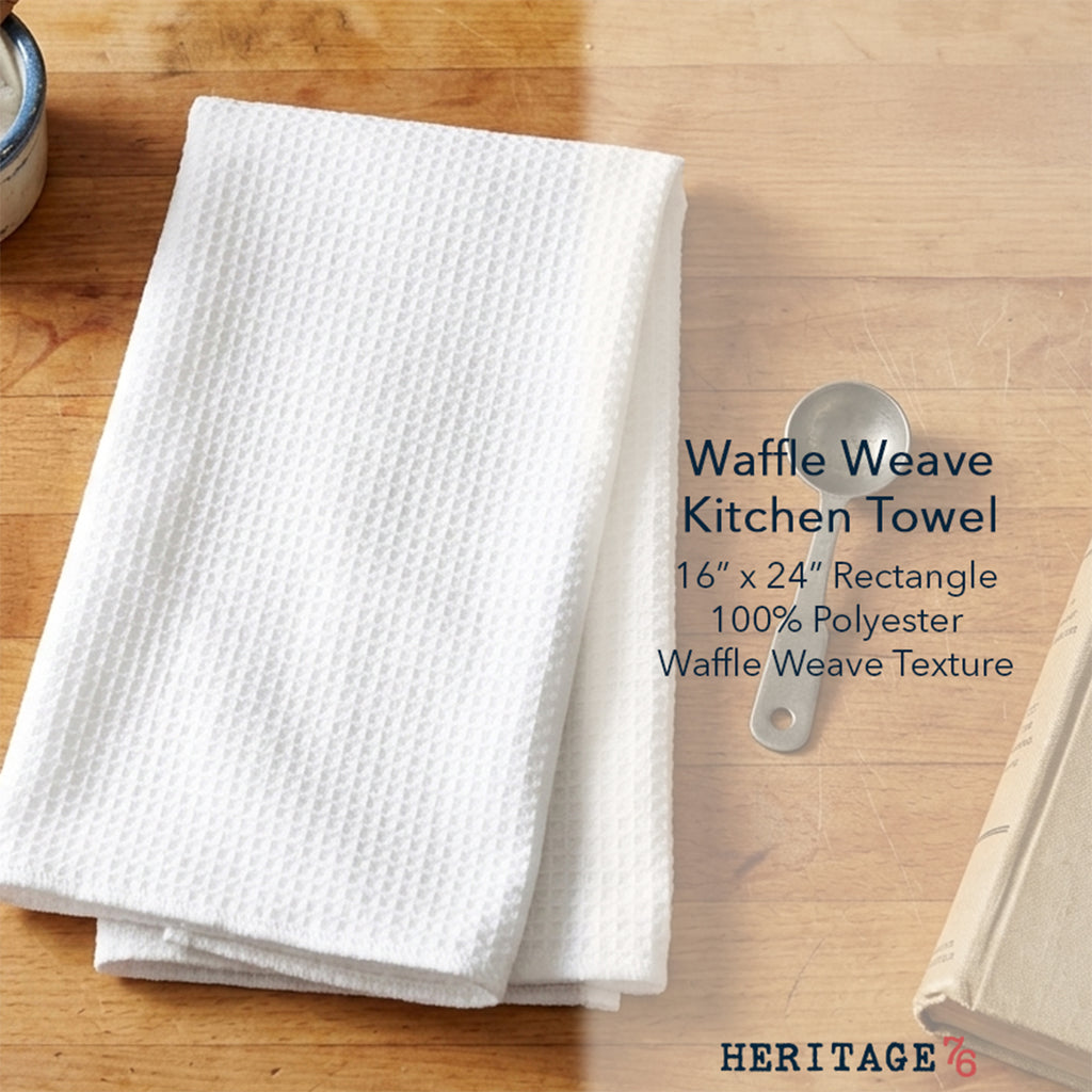 USA Pinstripes - Custom Waffle Weave Towel