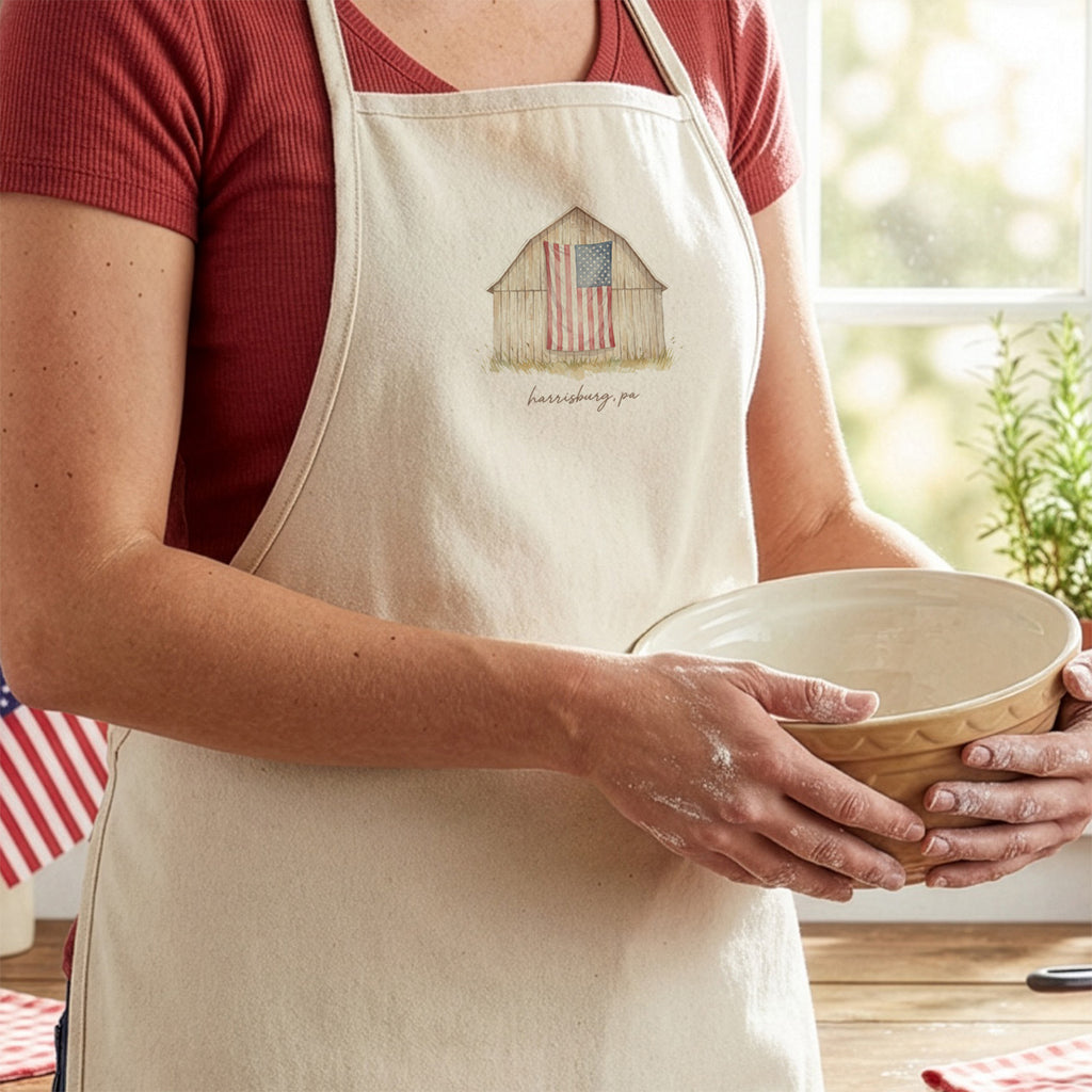 Americana Barn Flag - Custom Women's Apron