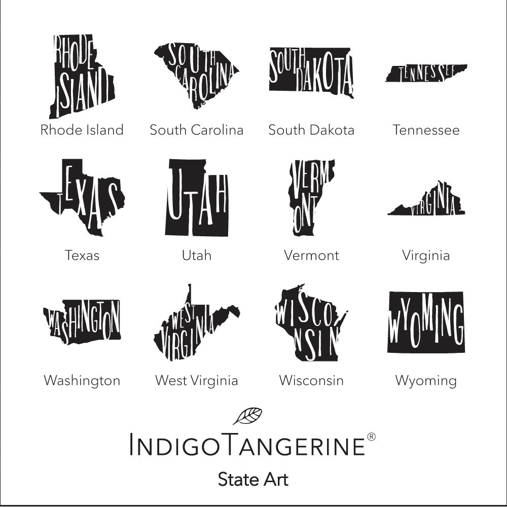 State Art (State Name) - Custom Cotton Pot Holder