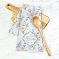 Spring Floral Bouquet - Custom Waffle Weave Towel