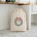 Scandanavian Christmas Wreath - Laundry Bag