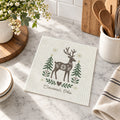 Scandanavian Christmas Deer - Custom Swedish Dish Cloth