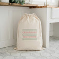 Scandanavian Stitch-Style Print - Custom Laundry Bag