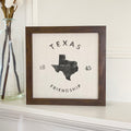 State Badge and Motto - Custom Framed Sign