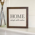 Home with City and State - Custom Framed Sign