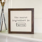 Secret Ingredient - Framed Sign