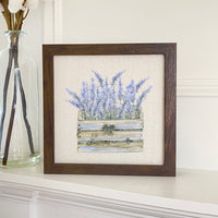 Lavender Basket - Framed Sign