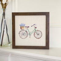 Lavender Bike - Framed Sign