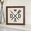 Dad Spatula Fork - Framed Sign